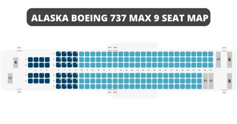 boeing 737 max 9 seat map alaska